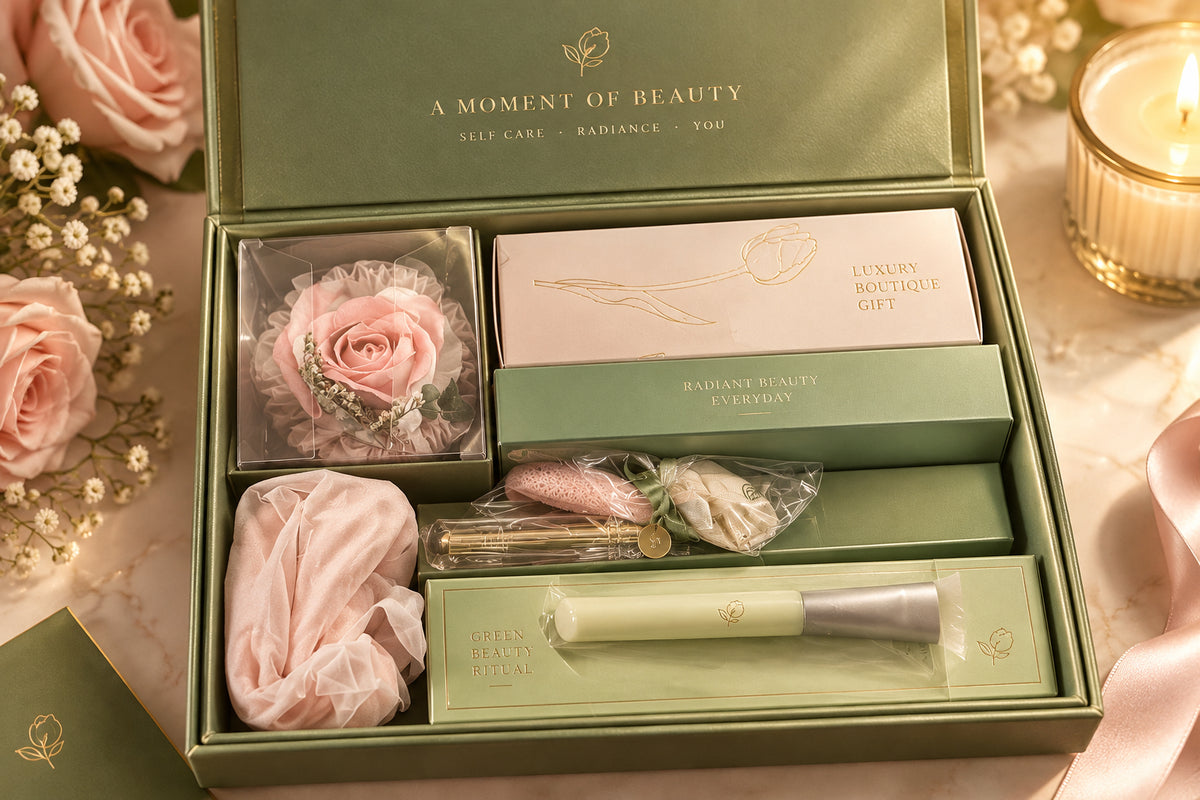 Coffret de soin au thé vert (11 pièces)