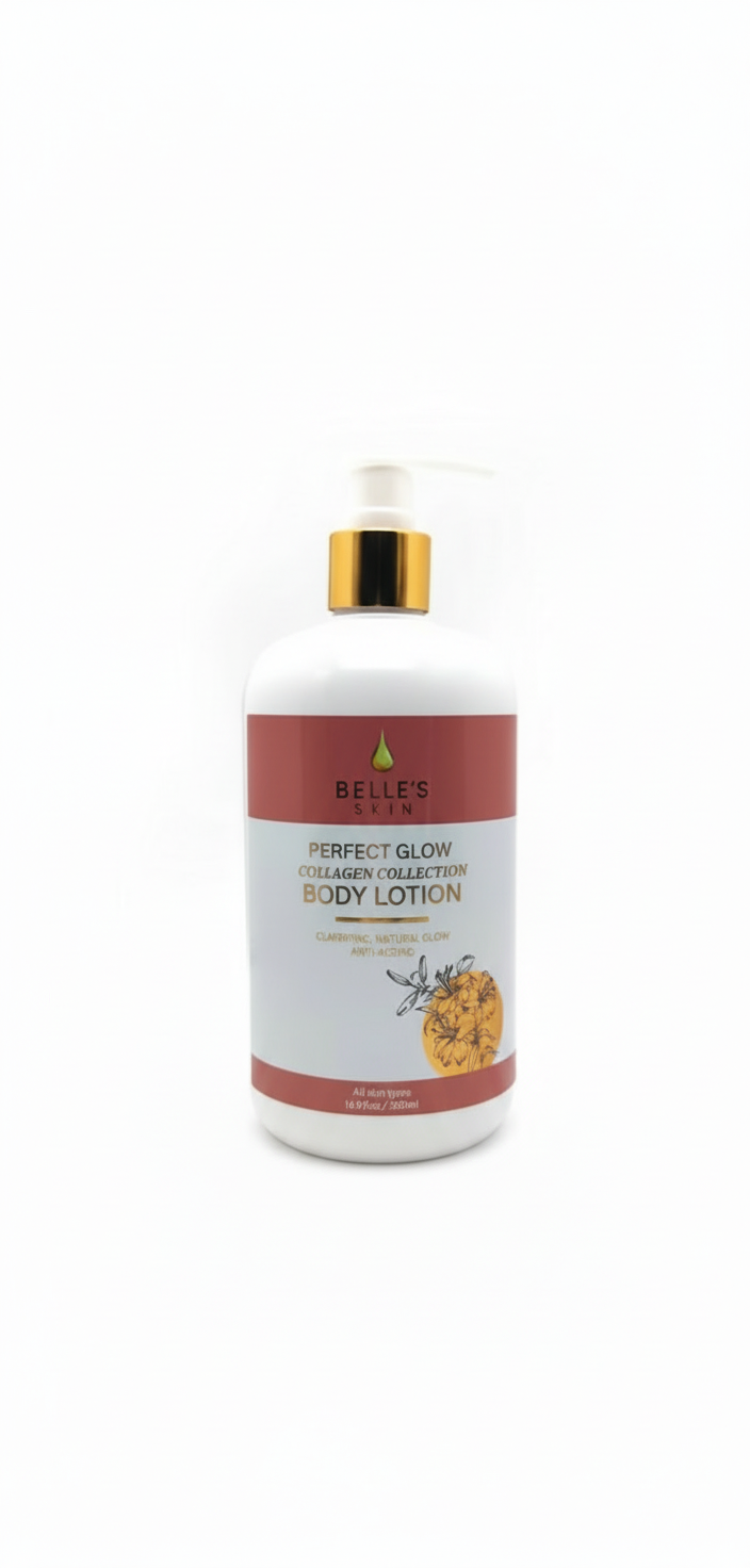 Lait corps collagène et feuilles d'or