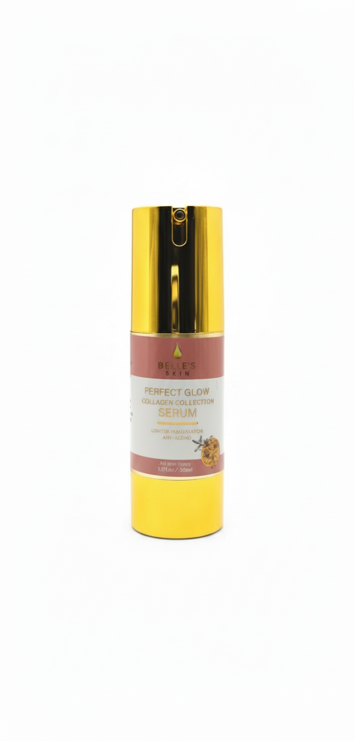 Sérum collagène et feuilles d'or