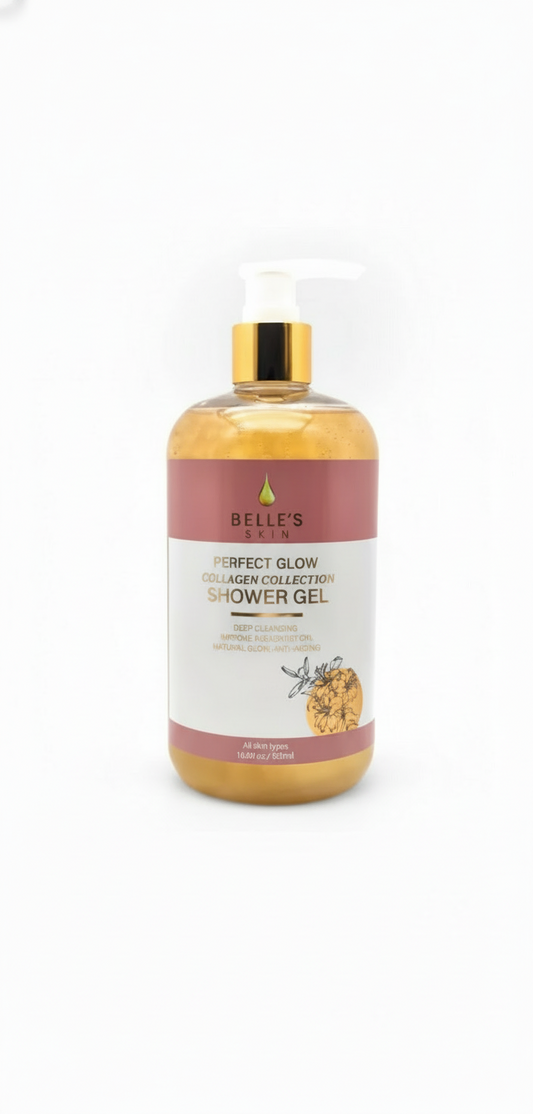 Gel douche collagène et feuille d'or